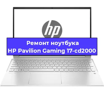 Замена жесткого диска на ноутбуке HP Pavilion Gaming 17-cd2000 в Перми